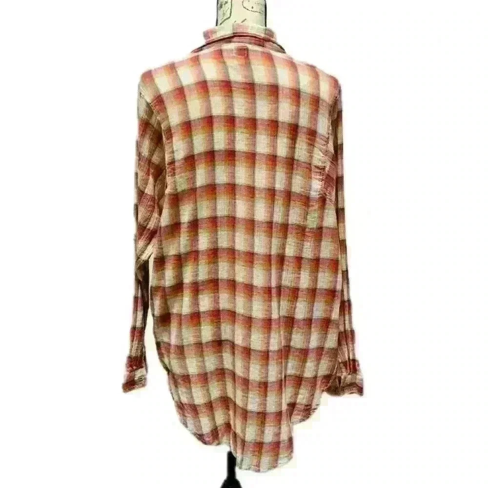 BDG Plaid Tops For Women Button Down - Picture 2 of 6